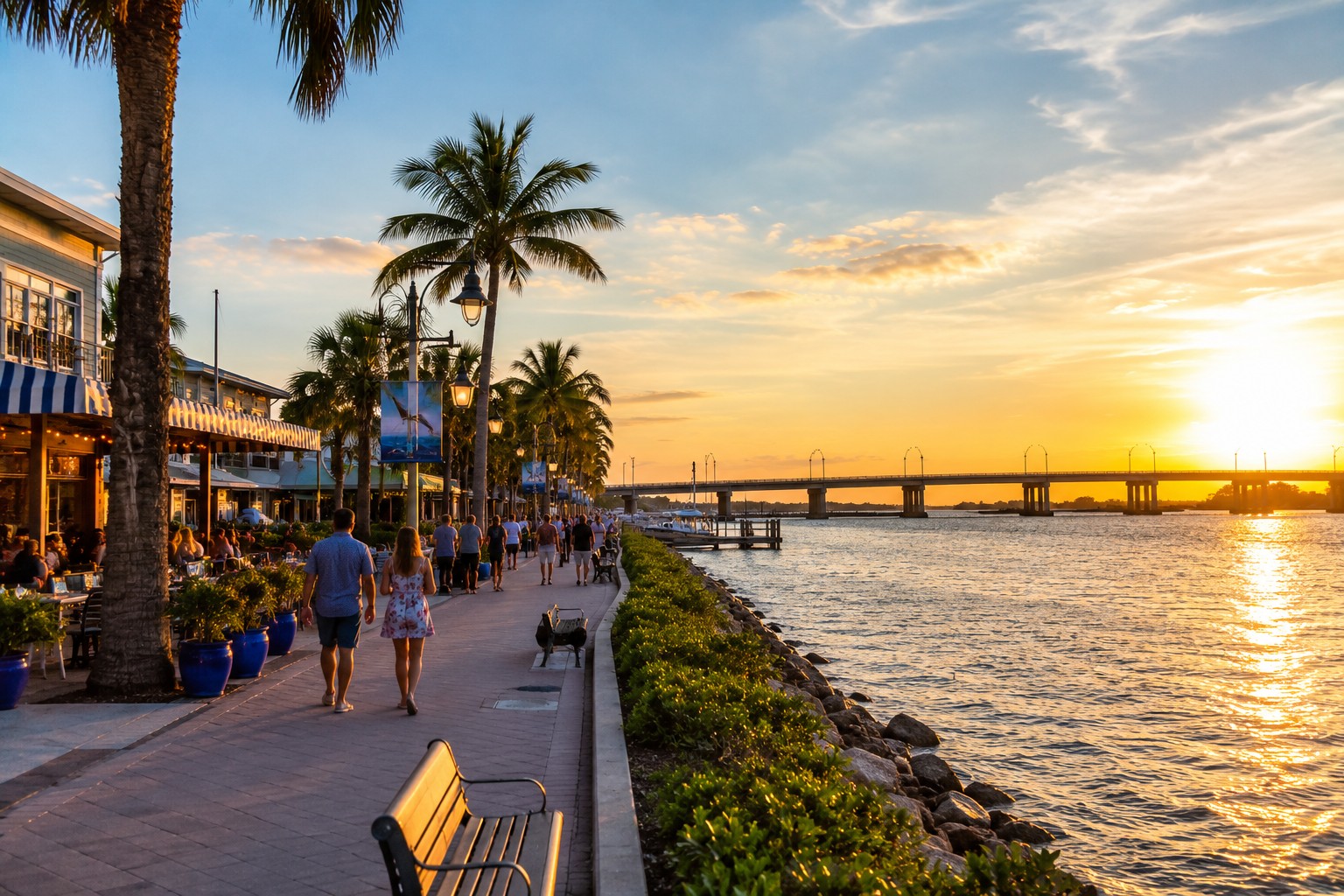 John Brewster Music performs Sunset Sunday at Hudson's on the Treasure Coast